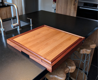 Beuken aanrechtplank 340x280px