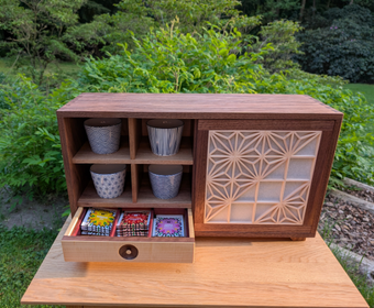 Kumiko Thee kast - Afbeelding 3